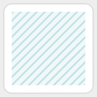 Blue stripes Christmas pattern Sticker